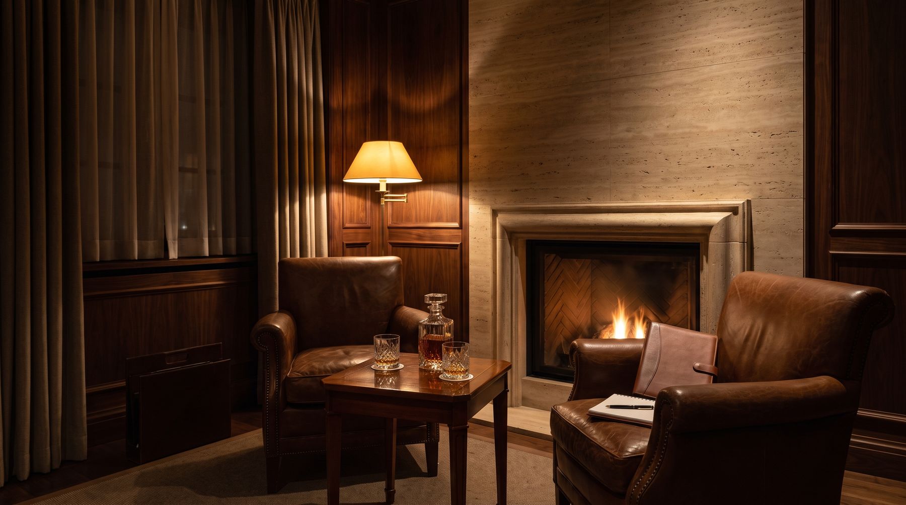A quiet study where membership interviews are held